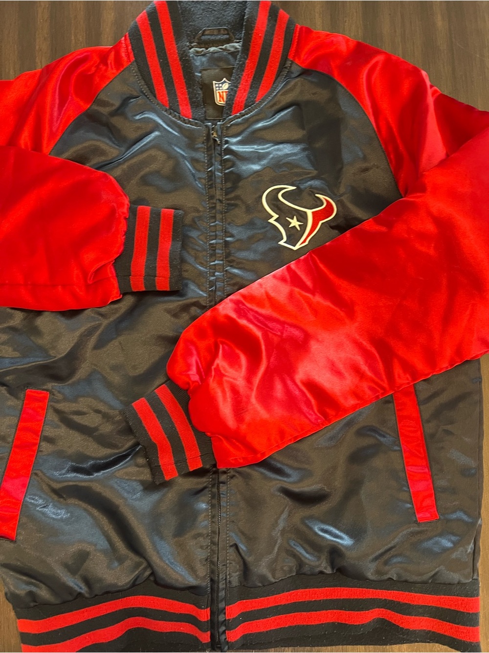 NFL Houston Texans Satin Jacket